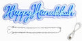 Happy Hanukkah Sign Neon LED for Wall Decor – Blue Hanukkah Lights Indoor, Easy to Hang Hanukkah Wall Decor & Light for Home, Window, and Party Decor by HANUKKAHSUPERSTOR