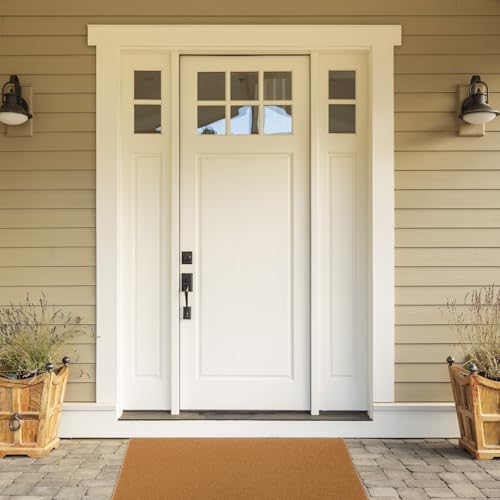 6 Pack Blank Coir Door Mats 30x17 Inch for Painting & Stenciling, Artificial Coir Welcome Mats with Non-Slip Rubber Backing, Easy-Clean Indoor Outdoor Doormat for Front Door Porch - Image 6
