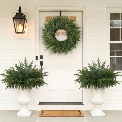 32Pcs Lifelike Touch Artificial Norfolk Pine Branches for Vase DIY Decor - Image 5