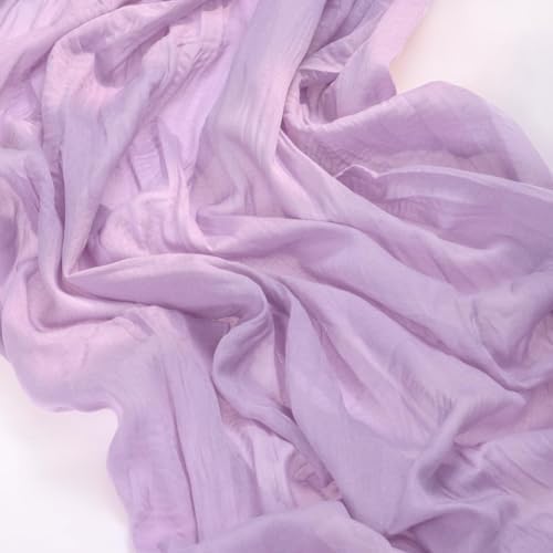 Lilac Purple Cheesecloth Table Runner Fall Wedding Party Decor 10ft, 8 Pack - Image 4