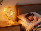 OLEEK Ramadan Decorations Moon and Stars - Ramadan Lights for Table - Ramadan Decorations for Home 2026 - Ramadan Gifts for Kids Lanterns - Ramadan Decor Moon and Star Lamp - Crescent Moon lamp - Image 5
