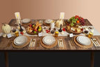 American Homestead Paper Table Runner Roll - 78 ft. Disposable Linen-Like Table Cover Roll - 20 Perforated Table Runners (16" x 48") for Parties, Weddings, and Events - Light Brown - Image 6