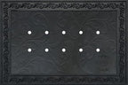 Briarwood Lane Briarwood Lane Outdoor Rubber Doormat Tray Floral Design x Standard Tray by BriarwoodLane