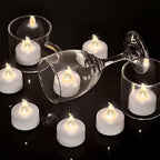 100 Pack Flameless LED Tea Lights Candles Flickering 200+ Hours Warm White - Image 2