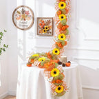 Sunflower Garland for Mantel, Fall Garland for Fireplace Home Decor - Image 6