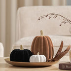 DN DECONATION 3 Pcs Fall Pumpkin Decorations, Artificial Pumpkin for Home - Image 4