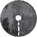 Sophia-Art Christmas Tree Skirt, Luxury Velvet Plush Skirt, Xmas Decoration Holiday Party Décor, Soft Velvet Home Décor Merry Christmas Party Christmas Tree Decorations (Gray,56 Inch) by Sophia-Art