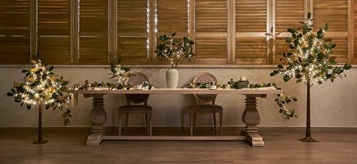 Hairui Lighted Magnolia Branches with Timer 32IN Battery Operated or USB Plug in, Faux Greenery Willow Branch with Lights 60 LED Fairy Lights for Room Fireplace Spring Decoration - Image 6