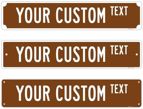 Custom Street Sign, Personalized Novelty Road, Blue Background, Christmas by SigoSigns