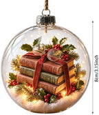 Glowing Christmas Story Ornaments, 8-Piece Light Up Mini Scene Set (Set G) - Image 2