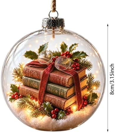 Glowing Christmas Story Ornaments, 8-Piece Light Up Mini Scene Set (Set G) - Image 2