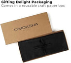 Classic Linen™ by D'Moksha, Black Table Runner 120 Inches Long, 100% Pure Linen, 14 x 120 Inch Table Runner for Dresser, Dining- Fall, Weddings, Outdoor Hosting - Image 4