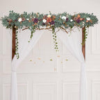 6Ft Burnt Orange Fall Artificial Flower Garland - Image 5