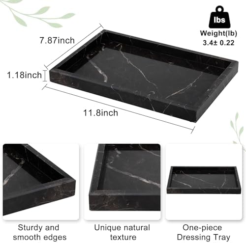 Brown Marble Tray,Pure Natural Vanity Tray - Image 3