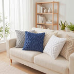 Pallene Fall Pure White Faux Fur Throw Pillow Covers 20x20 Set of 2 - Image 6