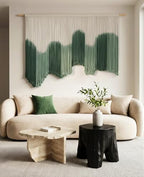 Tempospark Large Macrame Wall Hanging, Boho Wall Art Tapestry for Above Bed - Image 3