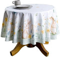 Maison d' Hermine Table Cloth Round Table Reusable 100% Cotton 69" Diameter by MaisondHermine