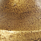 Deco 79 Metal Abstract Mushroom Inspired Candle Holder 10", 7" H, Gold - Image 7