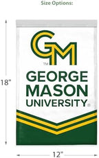 AGAS George Mason GMU University Yard Flag, 18 x 12 inch, For Outdoor Display and Events Single-Sided Polyester with Garden Stand - Image 4