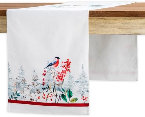 Maison d' Hermine Table Runner 100% Cotton 14.50" x 72" (Double Layer) by MaisondHermine
