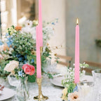 50-Pack Pink 10-Inch Taper Candles: Unscented Dripless Candlesticks with 8-Hour Burn Time - Elegant Dinner Candles for Valentine's Day, Romantic Dinners, Wedding Centerpieces, & Special Event Decor - Image 7
