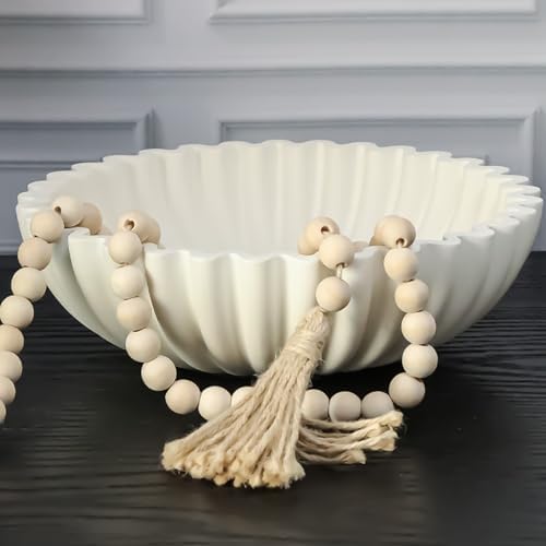 Decorative Bowl With Beads for Home Coffee Entry Table Decor by SimpleLivingJoyfulHeart