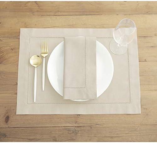 Solino Home Cotton Linen Cloth Dinner Napkins Linen, 20 x 20 in, Set of 4 - Image 2