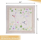 Maison d' Hermine Cloth Napkins Set of 4 Reusable 100% Cotton (20" x 20") - Image 4