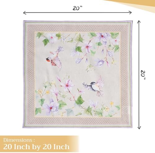 Maison d' Hermine Cloth Napkins Set of 4 Reusable 100% Cotton (20" x 20") - Image 4