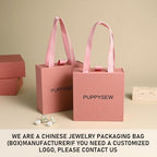 40 pcs paper boxes 9 x 9 x 3.5 cm, pink luxury gift storage, jewelry gift storage box for earrings necklaces bracelets rings - Image 5