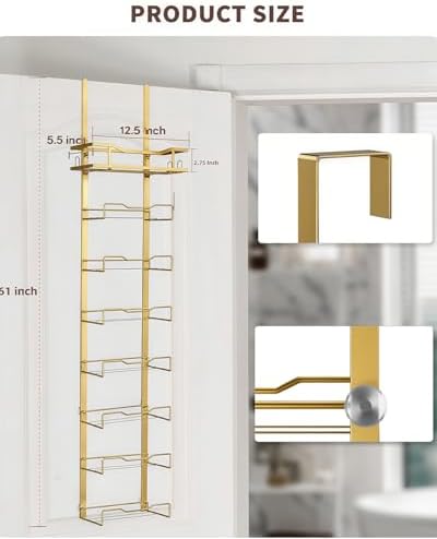 Aetyord Hanging Towel Racks for Bathroom Storage - Image 7