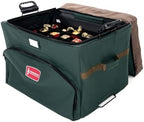 Christmas Ornament Storage Box, 72 (4") Ornaments Plus Extra Top Pocket - Image 2