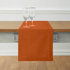 Solino Home Cotton Linen Table Runner Cinnamon Woven, 14 x 108 in by SolinoHome