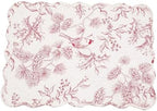 Cardinal & Winter Branches Vintage 100% Cotton Set of 6 Placemats 13" x 19" - Image 4