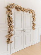 6.8ft Fall Garland Maple Leaf Autumn Thanksgiving Pumpkin Berry Garland, Christmas Halloween Mantle Fireplace Farmhouse Harvest Decorations for Home Outdoor Indoor(White) - Image 7