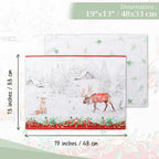 Maison d' Hermine Placemats Set of 4 Reusable 100% Cotton (13"x19") - Image 4