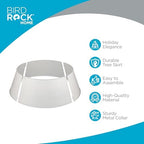 BIRDROCK HOME Metal Christmas Tree Collar, White, 28” x 10” - Image 3