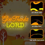Give Thanks to the Lord Neon Sign Christian Thanksgiving LED Light up signs - Image 5