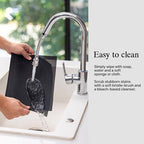Placemats Set of 12 - Easy Clean Woven Vinyl Placemats for Dining Table, Indoor/Outdoor Place Mats, Washable PVC Table Mats（Black） - Image 4
