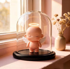Glass Cloche Bell Jar Display Dome 6x7 Inch, Clear High Borosilicate Glass Bell Jar with Black Wooden Base, Dustproof Display Case for Plants Candles Jewelry Home Wedding Decor - Image 6