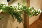 MISSPIN 9ft Christmas Garland with LED Lights, Real Touch Norfolk Pine Garland, Green Artificial Greenery Garland for Table, Mantle, String Light, Wall, Indoor, Outdoor Christmas Decorations - Image 7