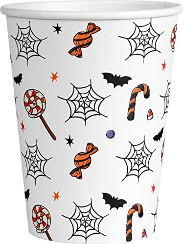 Halloween Fun Tableware Pack: Disposable Paper Plates, Napkins and Cups Set for 20 - Image 5
