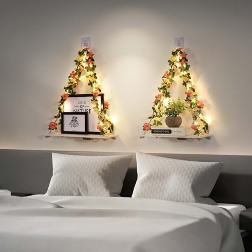 EXIN DECHEN Wall Decor for Bedroom,Floating Shelves,Room Decor Aesthetic - Image 4