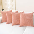 CaliTime Decorative Couch Throw Pillow Covers 18 X 18 Inches Dusty Pink by CaliTime