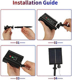 XTF2015 Solar American Flag Lights, 2 in 1 Solar Powered & Plug in - Image 6