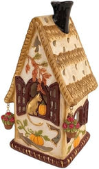 Blue Sky Clayworks Autumn Candle House, Ceramic, Home Decor Accents by BlueSkyClayworks