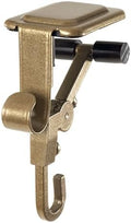 Fireplace Stocking and Garland Hanger with Two Hooks (3 Pack - Gold) by VillageLightingCompany