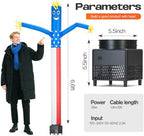 6ft American Flag Inflatable Tube Dancing Man with Blower - Image 5