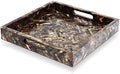 Handicrafts Home Handmade Resin Inlay Decorative Ottoman Serving Tray,12x12 by HandicraftsHome