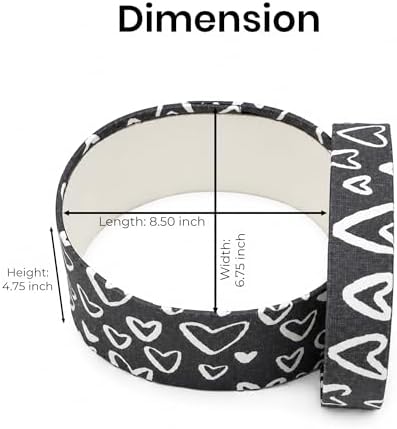Sarah's Hat Boxes – White Heart Decorative Gift Box | Elegant Reusable Storage Boxes for Gifts, Keepsakes, Jewelry, or Special Items | Unique Printed Design - Image 3